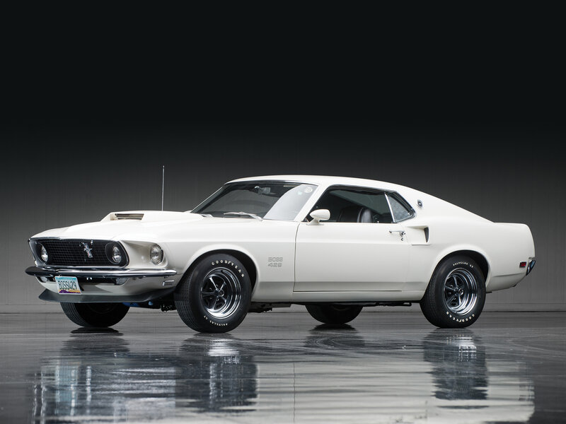 White Muscle Car — Dramatic, Photograph, Tires