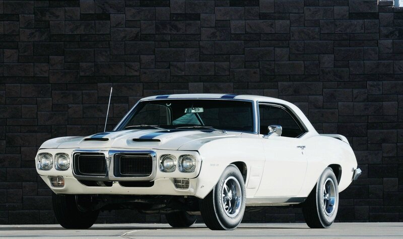 White Muscle Car — Dramatic, Photograph, Wall