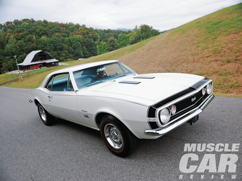 White Muscle Car — Serene, Afternoon