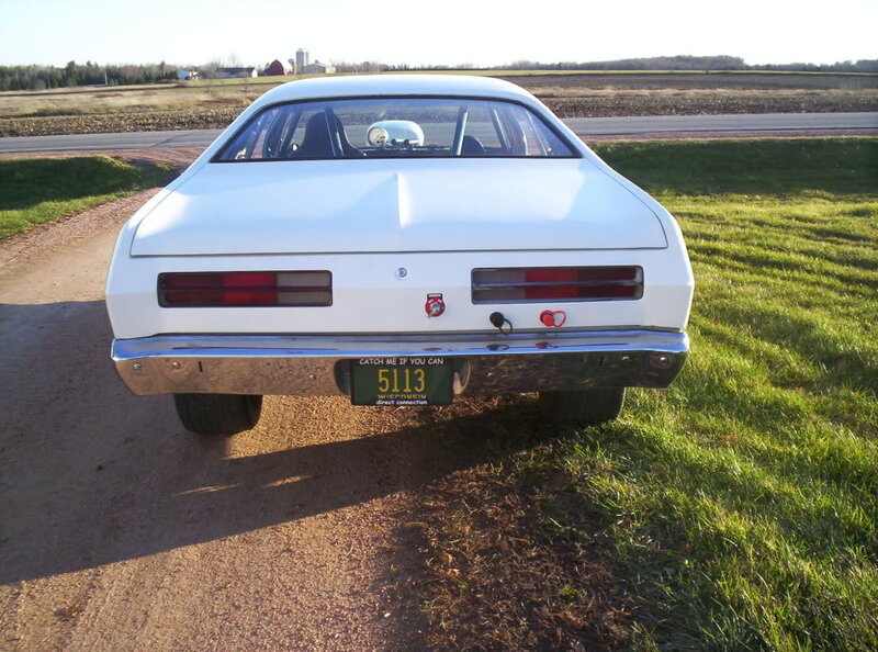 White Muscle Car — Serene