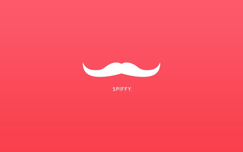 White Mustache Logo