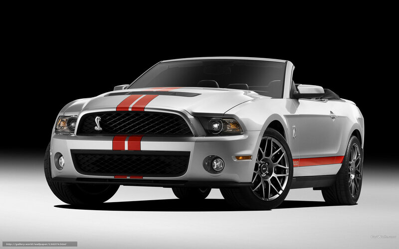 white mustang convertible