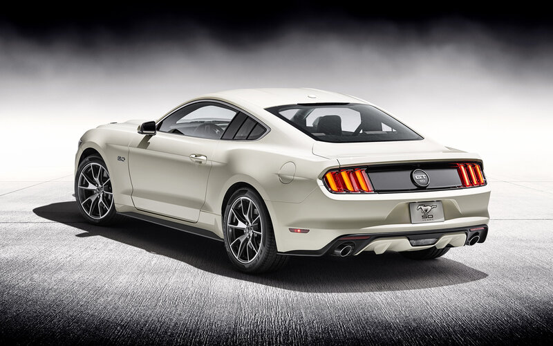 White Mustang Coupe — Dramatic, Photograph