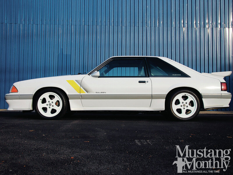 White Mustang Coupe