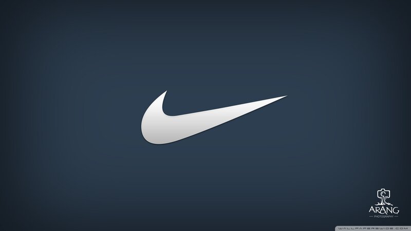 White Nike Swoosh Logo