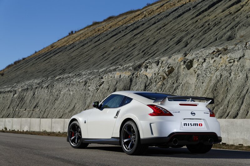 White Nismo Z Car — Dramatic