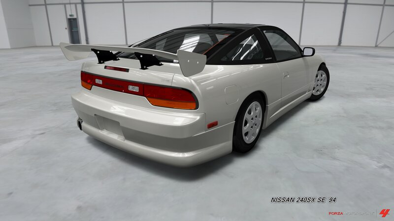 White Nissan 240sx Car — Neutral, 3d Render