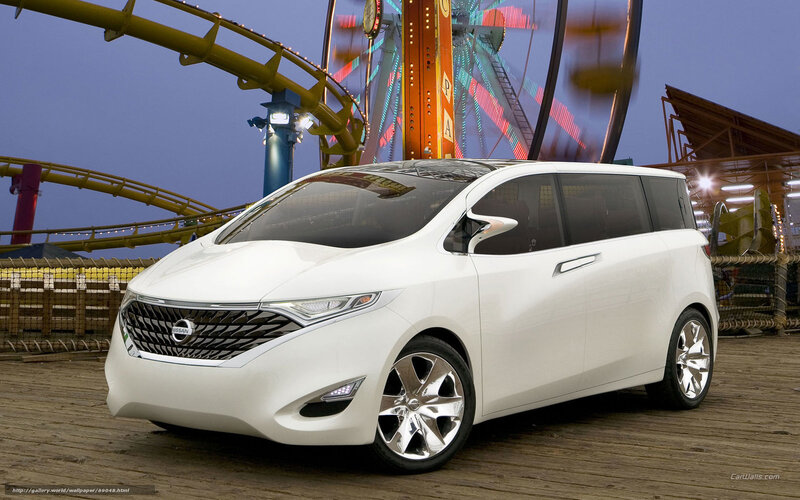 White Nissan Concept Car