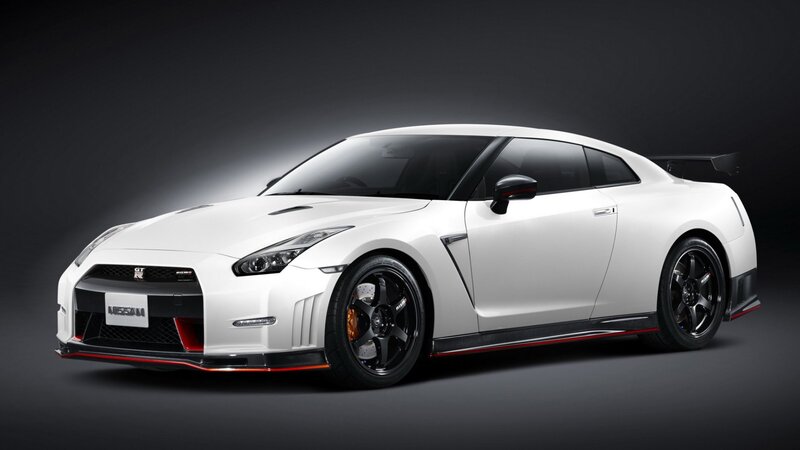 White Nissan Gt-r — Dramatic, Photograph, Black Wheels
