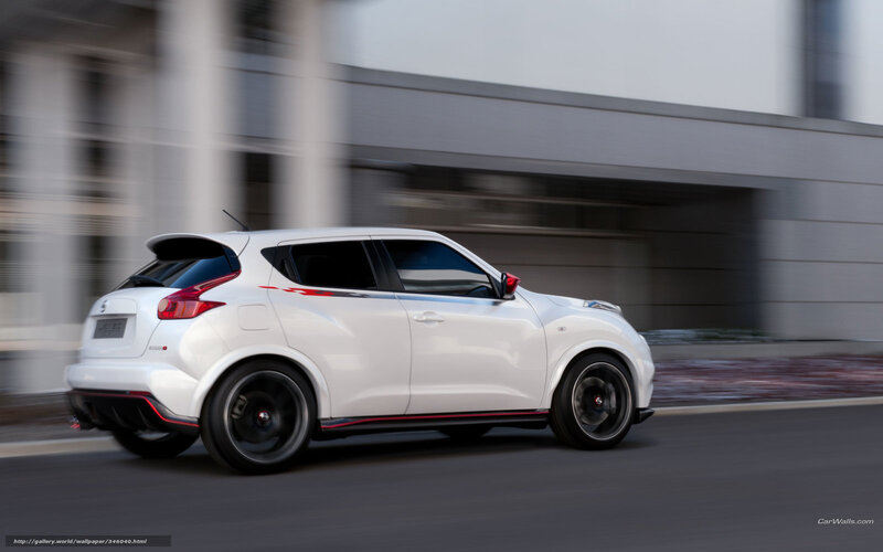 White Nissan Juke Car — Dynamic, Photograph, Building