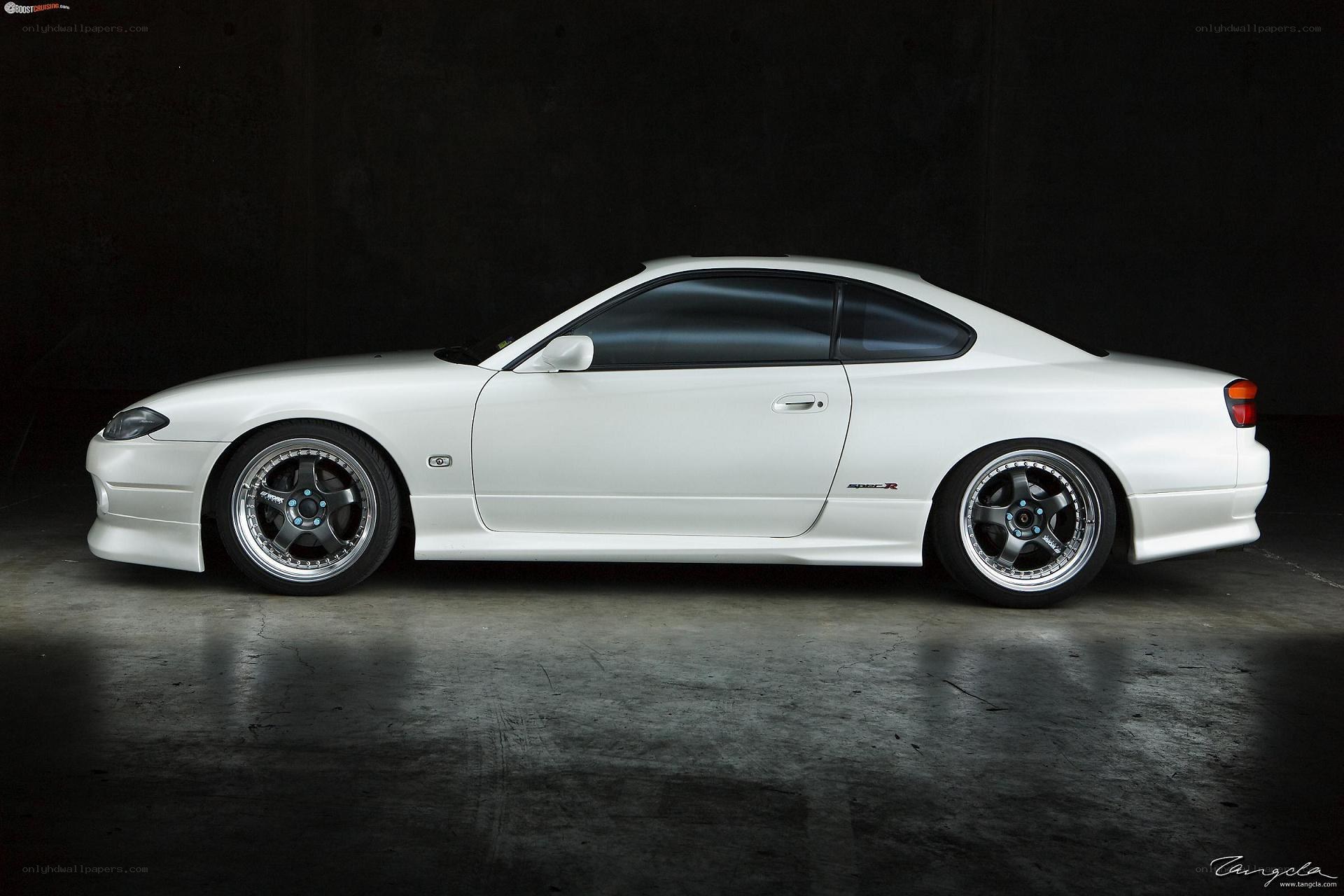 white nissan s15 coupe