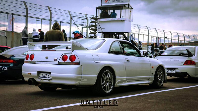 White Nissan Skyline — Dramatic, Afternoon