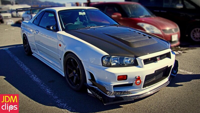 White Nissan Skyline Gt-r — Dramatic, Afternoon