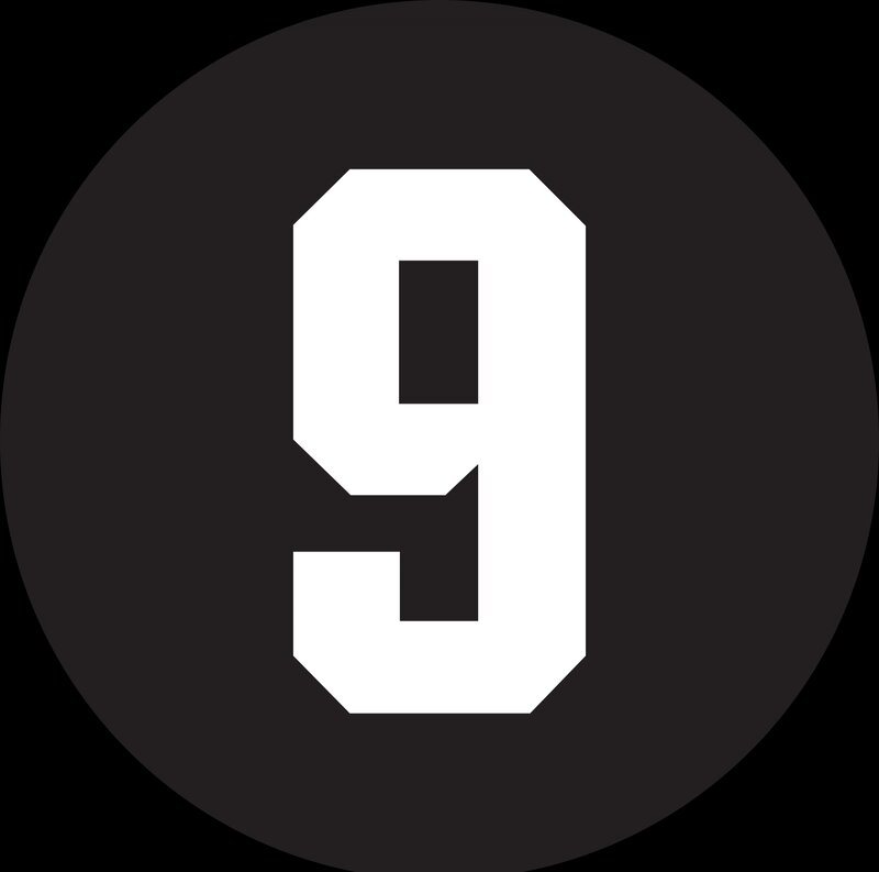 White Number Nine