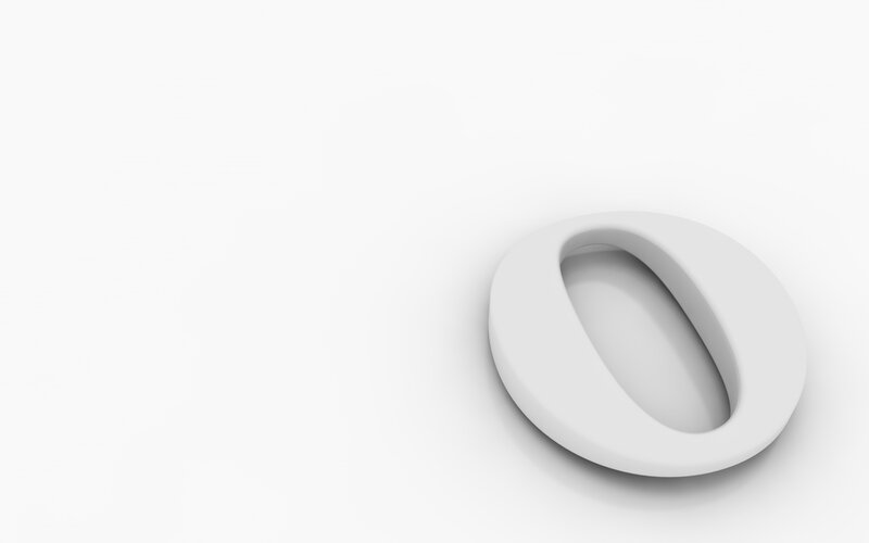 White Number Zero — Neutral