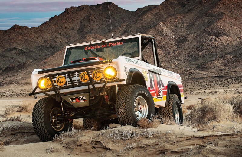 White Off-road Truck — Brown