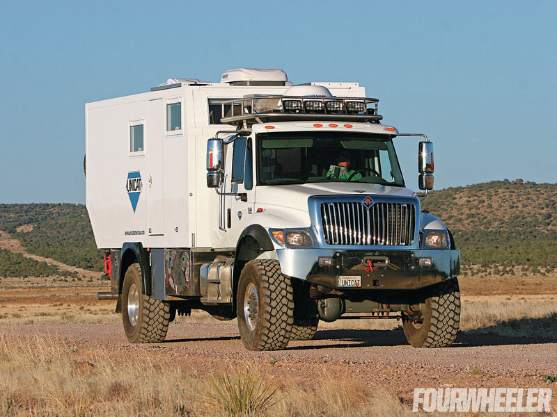 White Off-road Truck — Outdoor, Afternoon