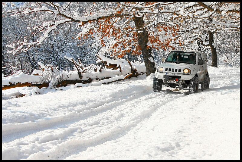 White Off-road Vehicle — Serene