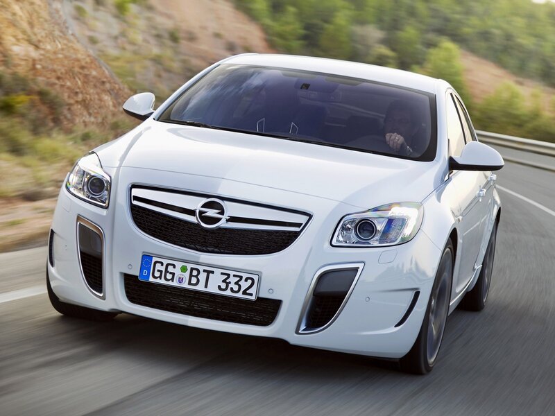 White Opel Car — Dynamic, Afternoon, Photograph, Driver