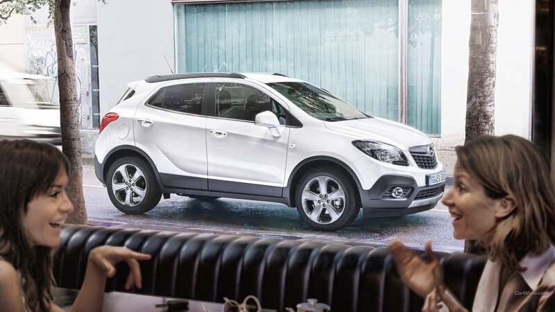 White Opel Mokka Suv — Casual