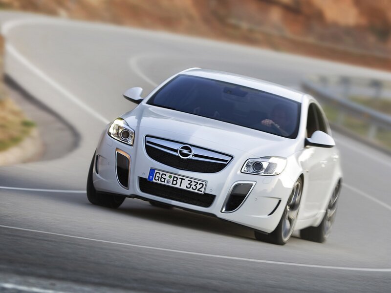 White Opel Sedan — Dynamic, Afternoon, Photograph