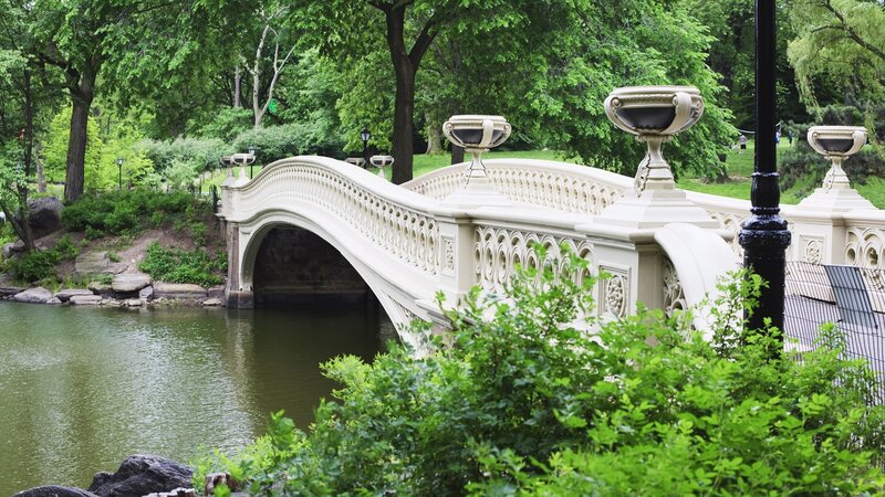 White Ornate Bridge
