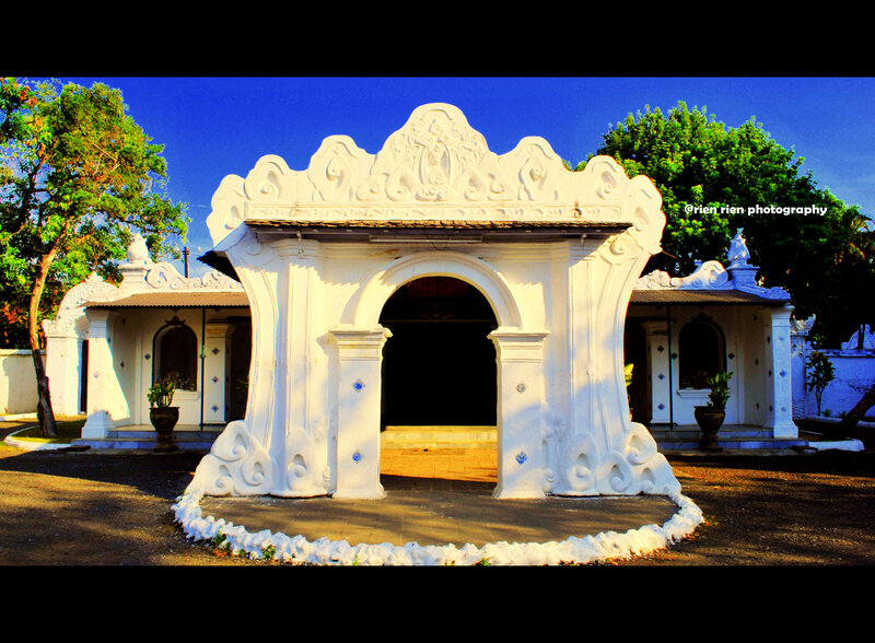White Ornate Gateway