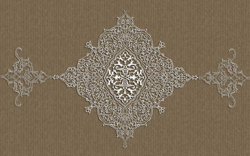 White Ornate Pattern