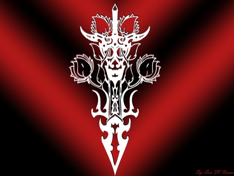 White Ornate Sword Design
