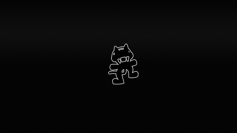 White Outline of a Cat