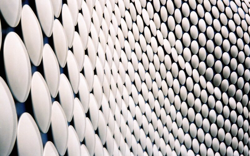 White Oval Panels