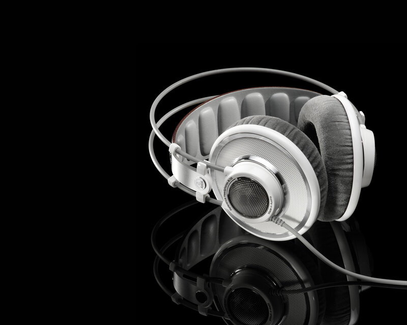 white over-ear headphones