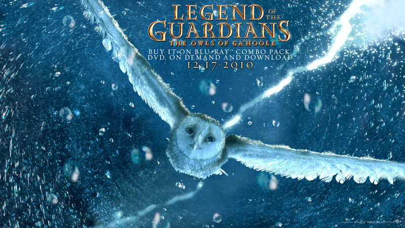 White Owl Flying Underwater