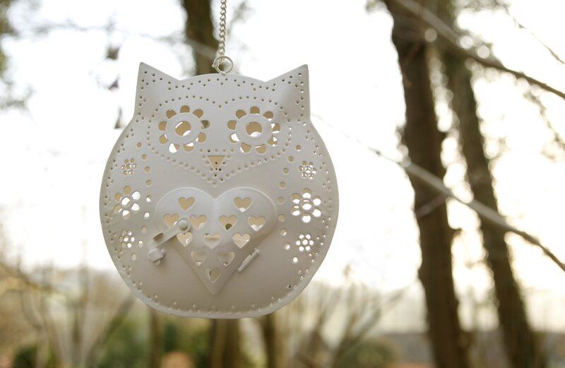 White Owl-shaped Lantern