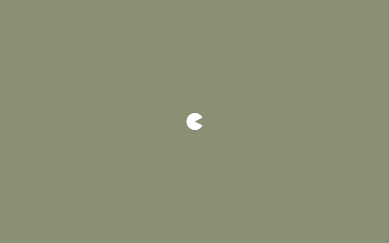White Pac-man Icon
