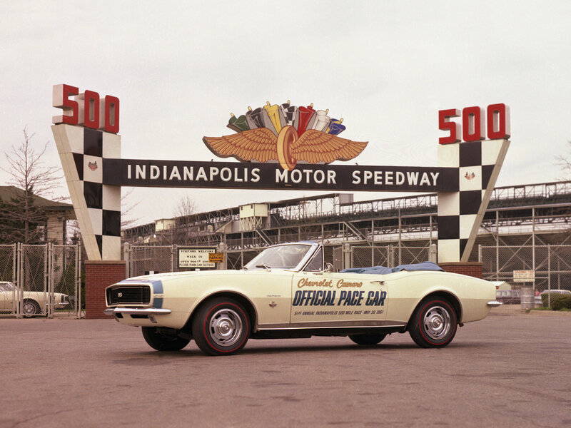 White Pace Car — Cream