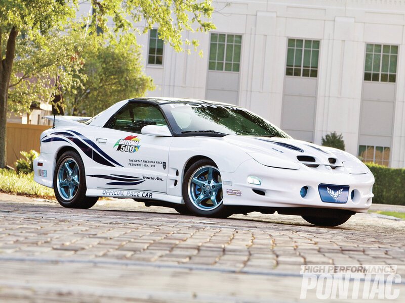 White Pace Car