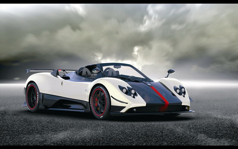 White Pagani Zonda R
