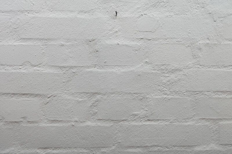 White Painted Brick Wall — Neutral