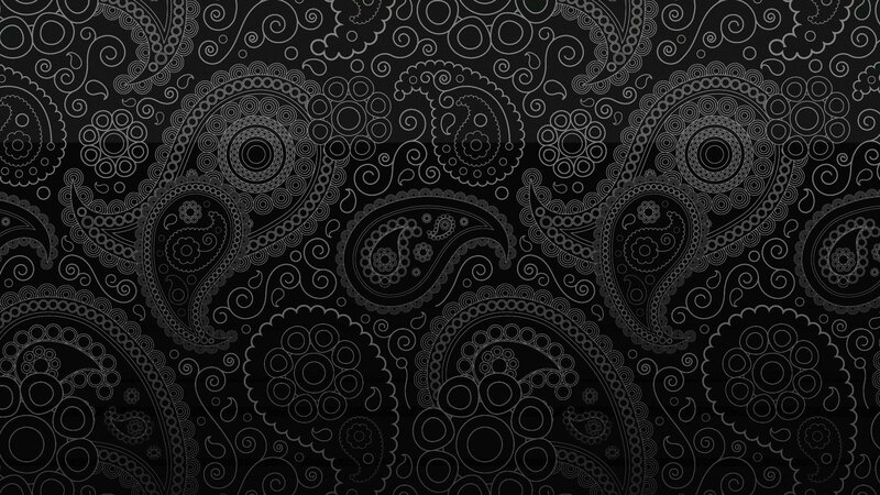 White Paisley Pattern