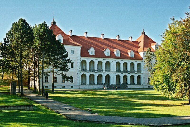 White Palace with Red Roof