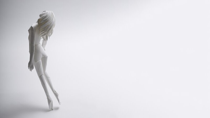 White Paper Sculpture