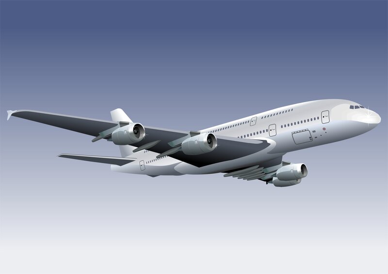 white passenger airplane in flight