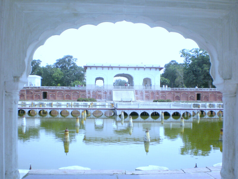 White Pavilion by Water — Serene