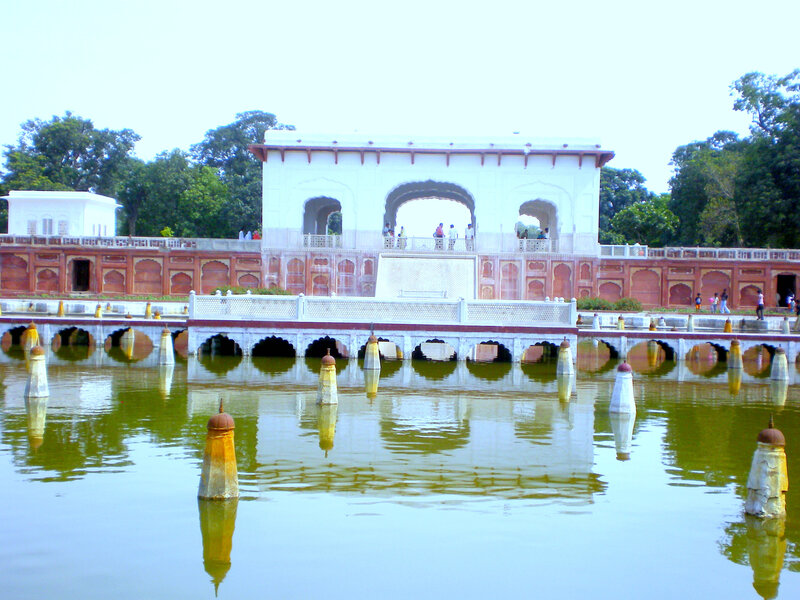 White Pavilion by Water