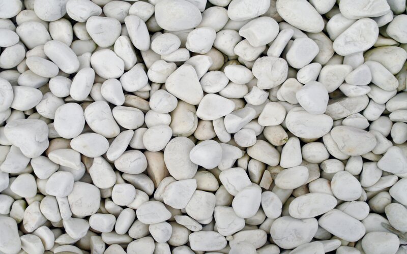 white pebbles texture