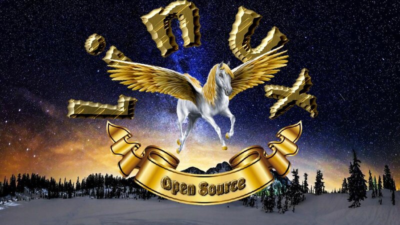 White Pegasus with Golden Wings