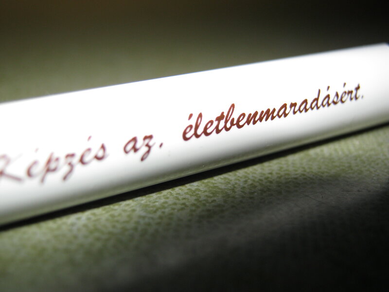 White Pen with Text