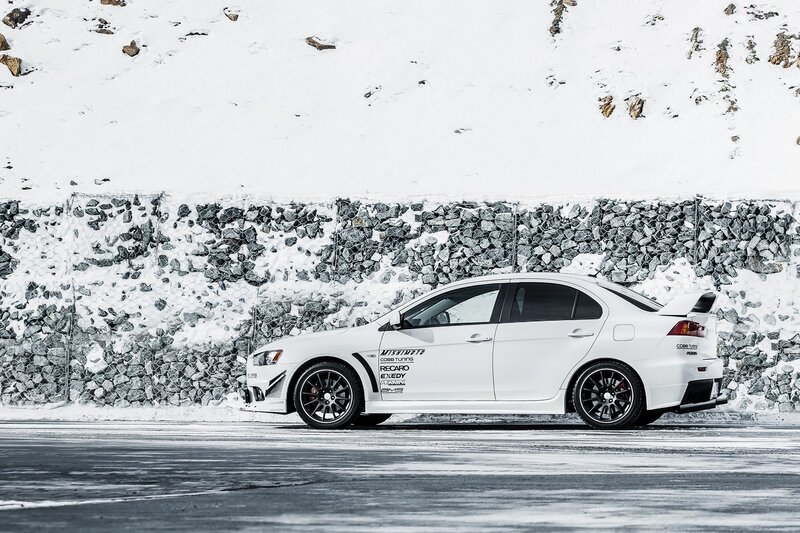White Performance Car — Cold