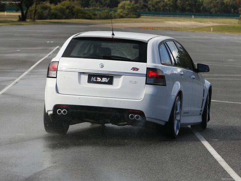 white performance car on track